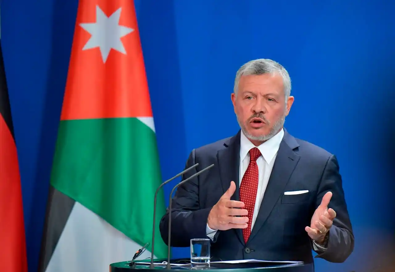 Image from Aljoumhouria News: العاهل الأردني: الأردن لن يكون ساحة حرب لأي صراع...