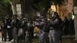 Image from Aljoumhouria News: الناطق باسم الشرطة الإسرائيلية: استدعاء 7 سرايا احتياط و6 سرايا نخبة م...