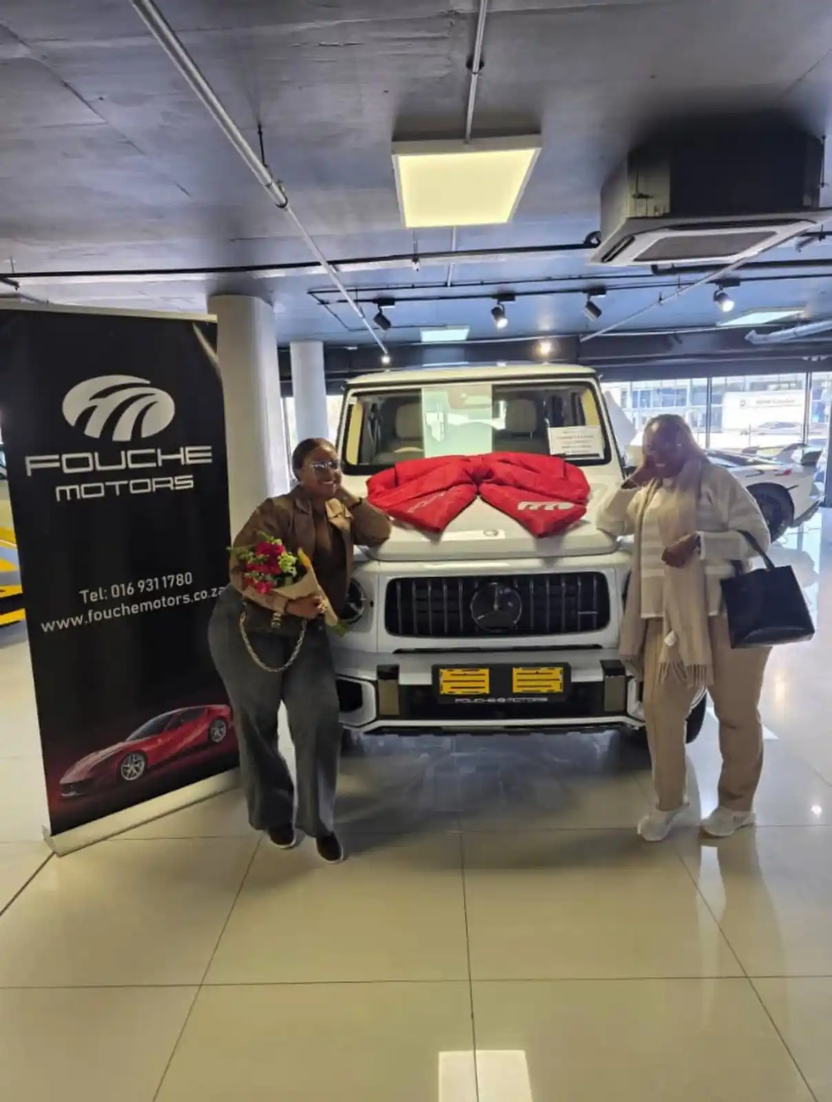 Image from ZimEcho News Channel: Amai Chivhayo has officially collected her brand-new 2025 Mercedes-Ben...