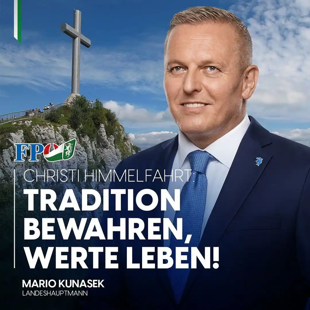 Image from Mario Kunasek: An diesem Tag erinnern wir uns an die Rückkehr Christi zu seinem Vater...