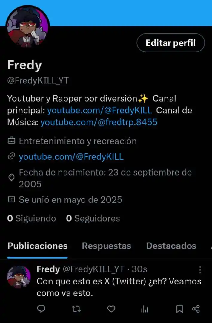 Fredy KILL👾 post