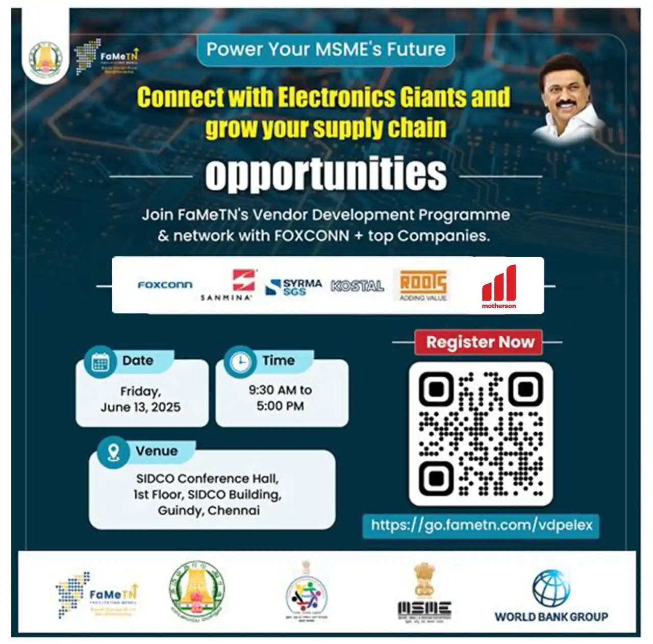Image from FaMeTN: 🔌 Attention MSMEs from the electrical and electronics sector! Do you...
