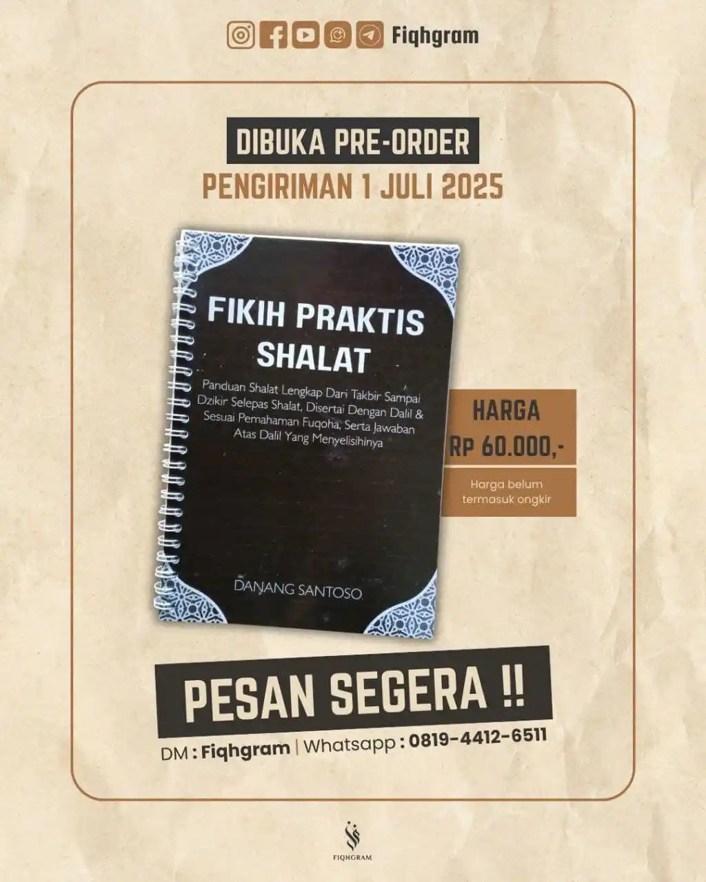 Image from Fiqhgram: Buku *Fikih Praktis Sholat* ini membahas tata cara shalat dari syarat ...