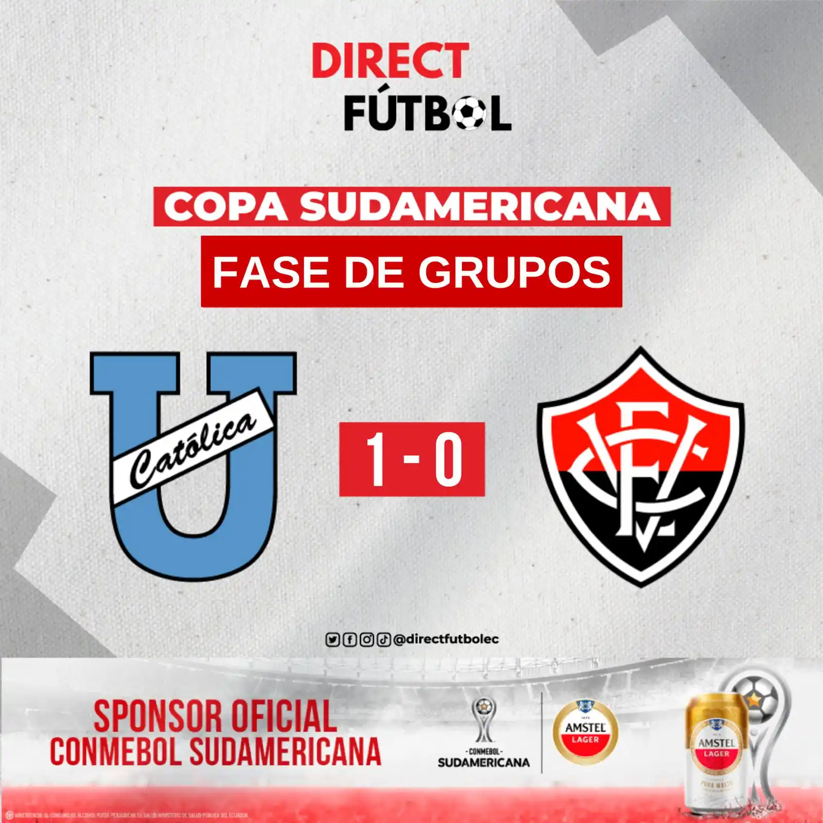 Image from DIRECT FÚTBOL: CIERRA EL GRUPO CON TRIUNFO E INVICTO💥🔵🚇🇪🇨 | Universidad Católica...