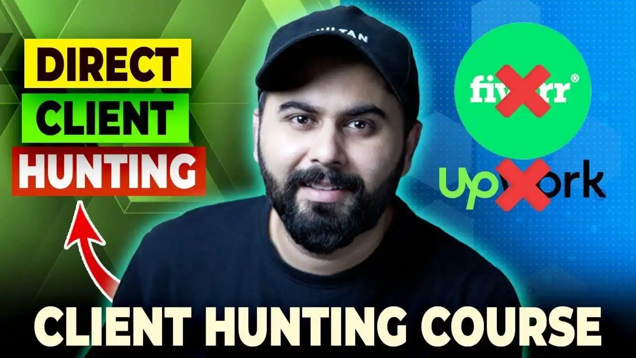 Image from AHM₇ Courses 🇵🇰: *CLIENT HUNTING METHODOLOGY IN URDU ✨* > *AIMS 🎯* 1. 🔍 Clients ko i...