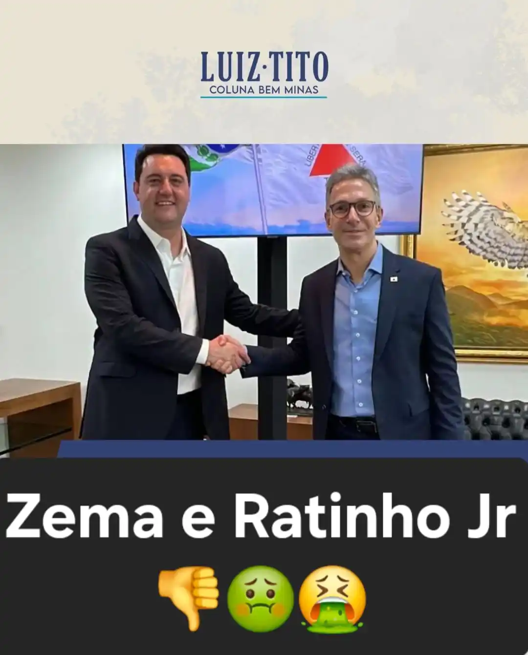 Image from Blog Da Renata Pimenta 🌶: colunaluiztito Circulou nos círculos políticos nessa sexta-feira, 13,...