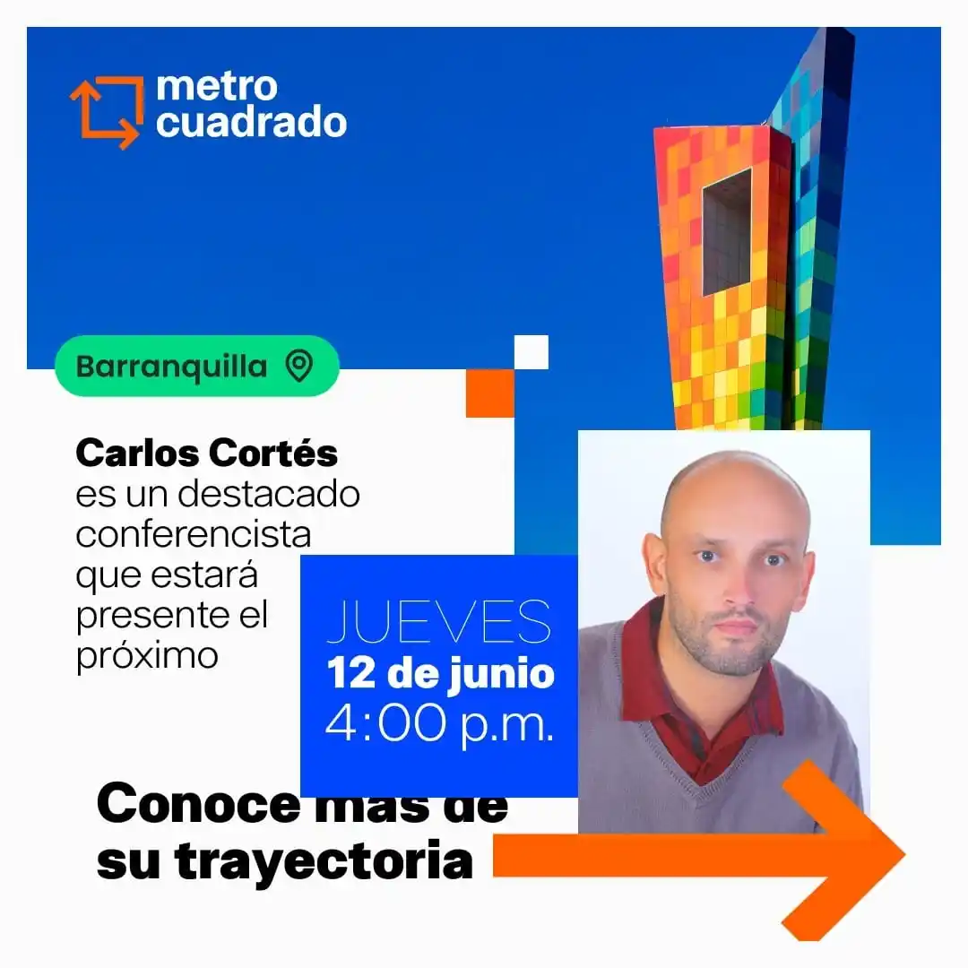 Image from Carlos Cortés Academy: ¿Cómo convertir conversaciones en dinero? con Metrocuadrado.com en Bar...