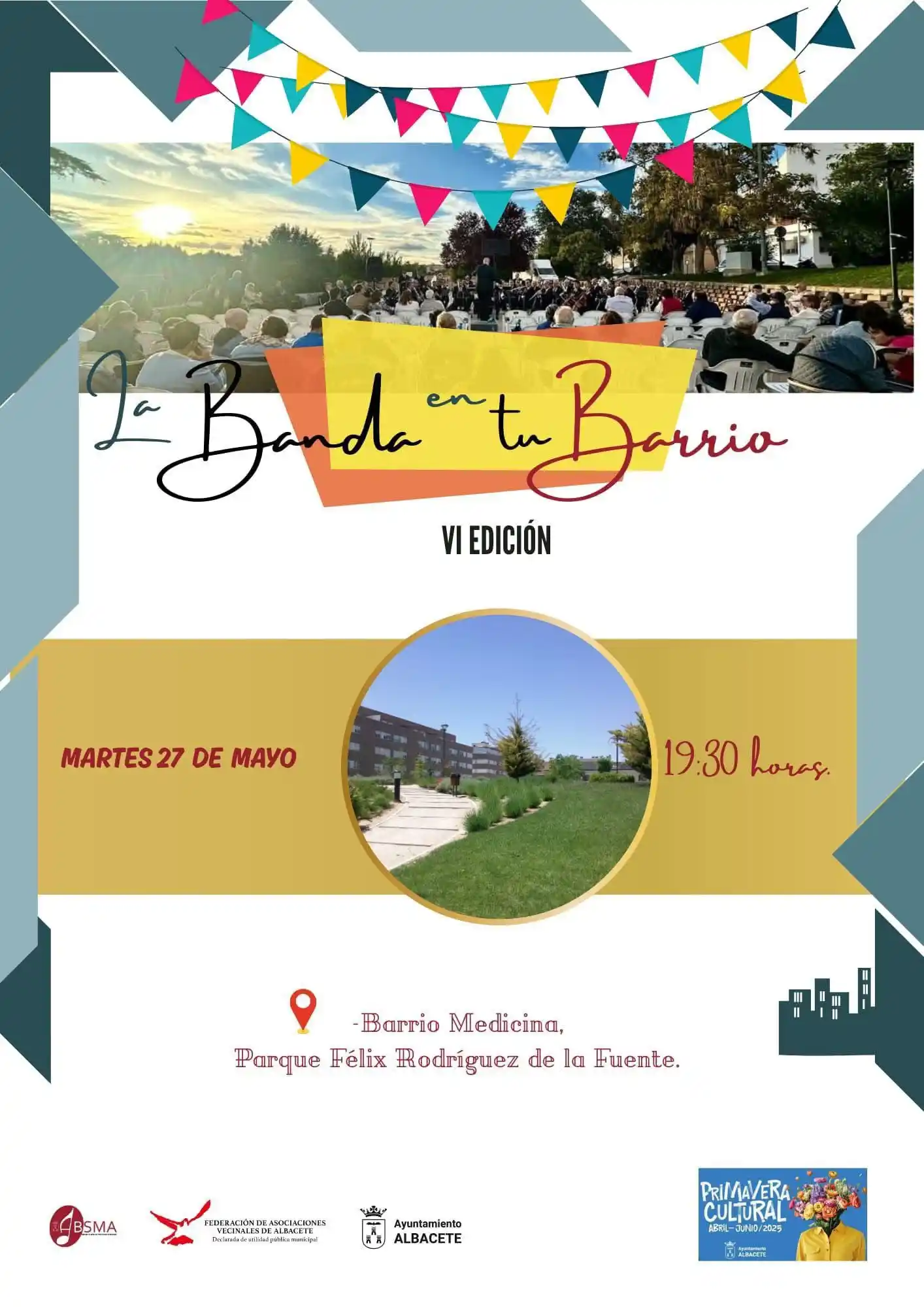 Image from Ayuntamiento de Albacete: 🎼CONCIERTO "LA BANDA EN TU BARRIO". (VI EDICIÓN) La Banda Sinfónica ...