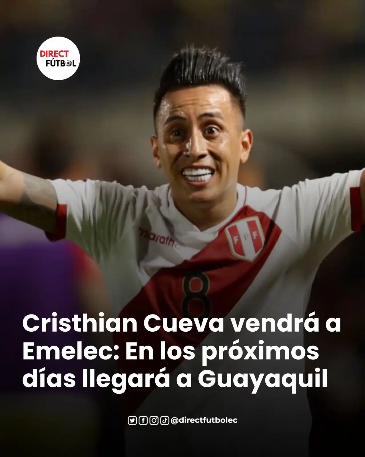 Image from DIRECT FÚTBOL: 🚨 Cristhian Cueva llegará a <a class="text-blue-500 hover:underline c...
