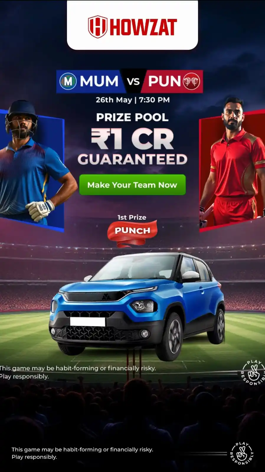 Image from Official Howzat: Dadar ka hustle ya Patiala ka bustle🏏💥 Kaun marega baazi⚡ React 💙 f...