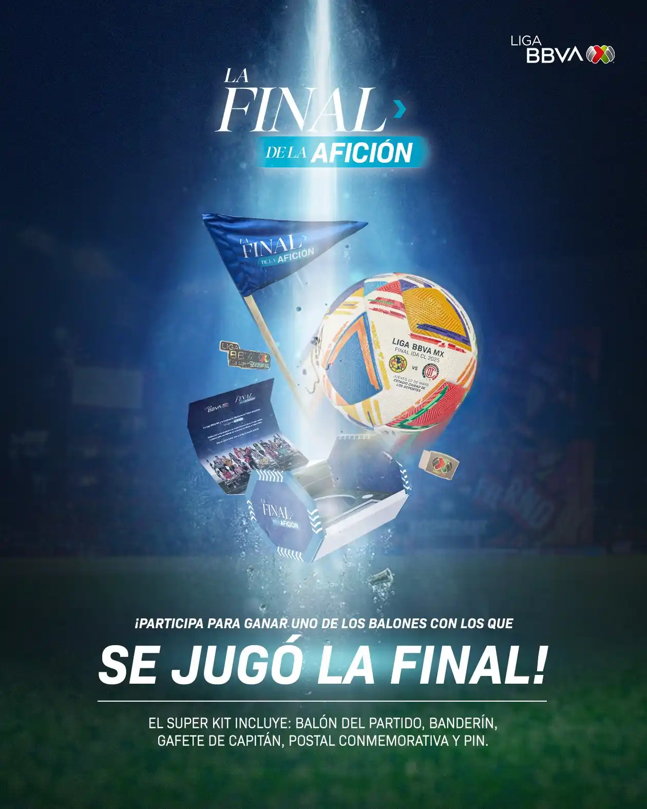 Image from Liga BBVA MX: El balón de la Final, pines, banderines y mucho más. 🤩 ¿Qué esperas ...