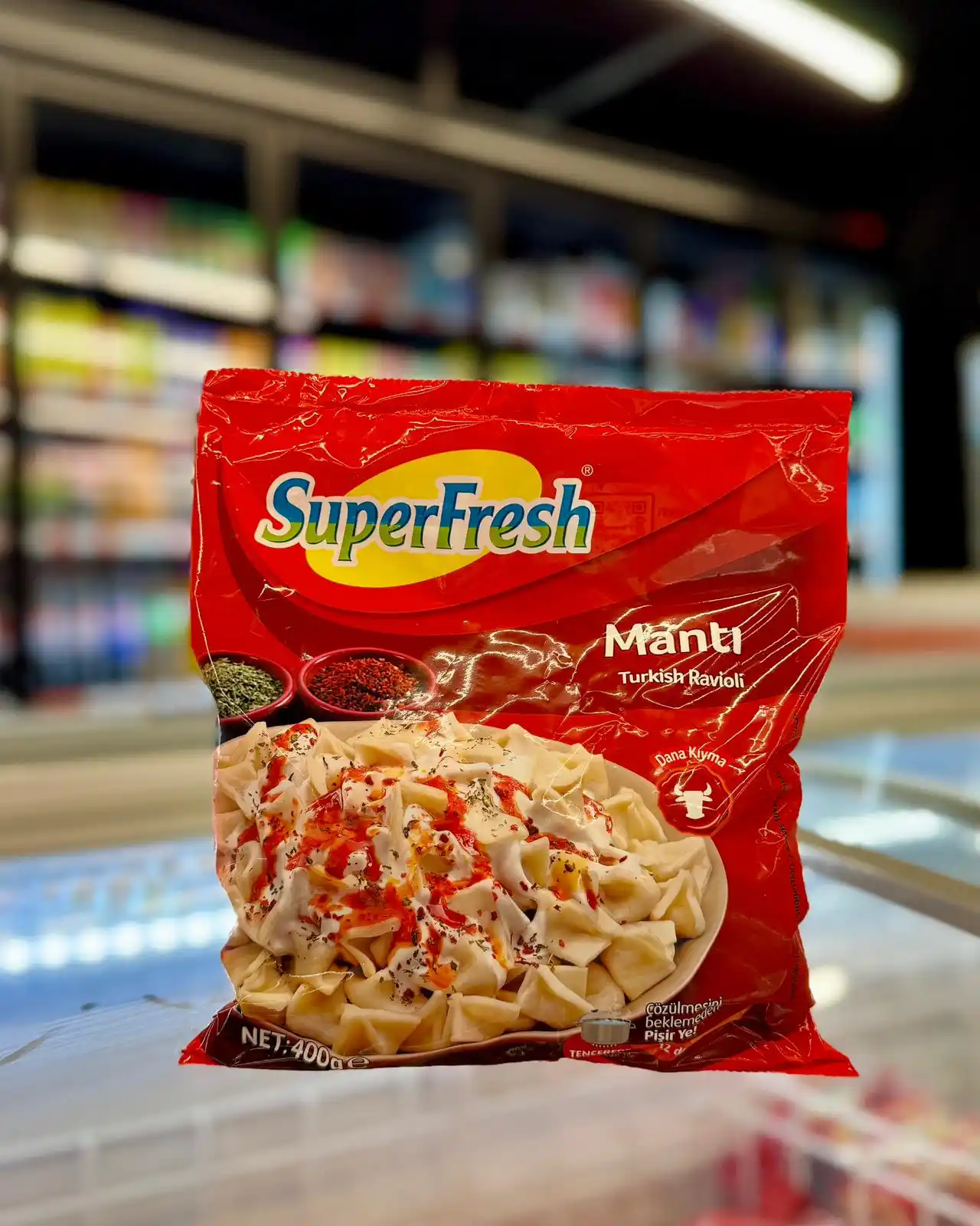 Image from Çağrı Market: *Fırsat🔔*  *17-27 Mayıs* 🥟*Superfresh Kayseri Mantısı 400 gr.* ~99,9...