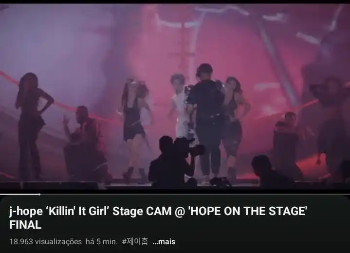 Image from BTS⁷ ARMYS NEWS ⟭⟬ 💜✨ 🫶: *📸 | Foi disponibilizado o CAM de "Killin' it Gir "Hope On The Stage ...