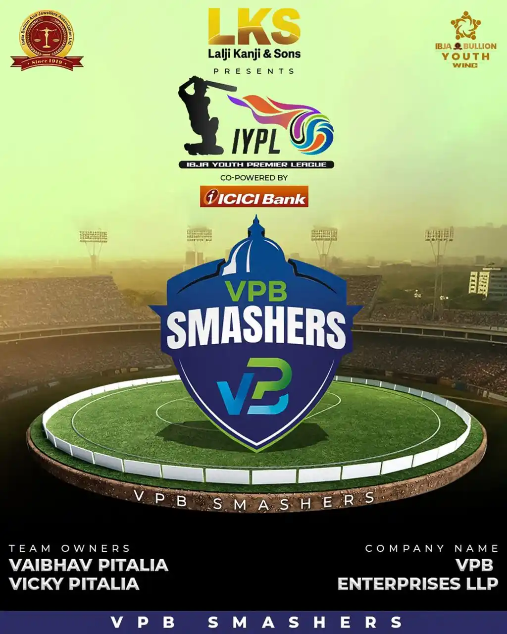 Image from India Bullion and Jewellers Association Ltd. (IBJA): 🔥🏏 Get ready for the action! 🏆✨ The IBJA Youth Premier League 🎉 i...