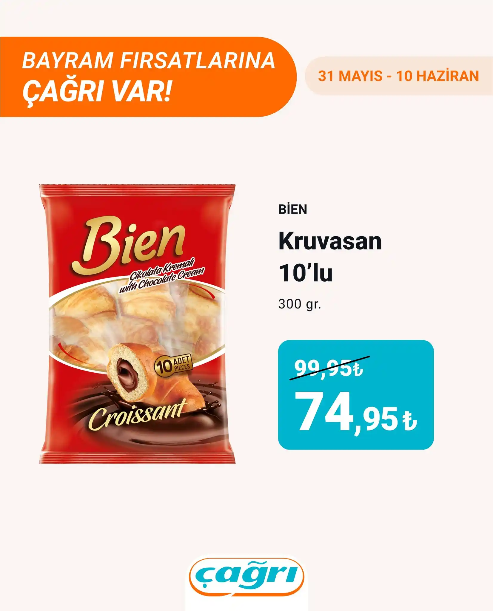 Image from Çağrı Market: *İçi çikolata dolgulu kat kat lezzet!*🥐🍫 *Kaçırılmayacak Fırsatlar!...