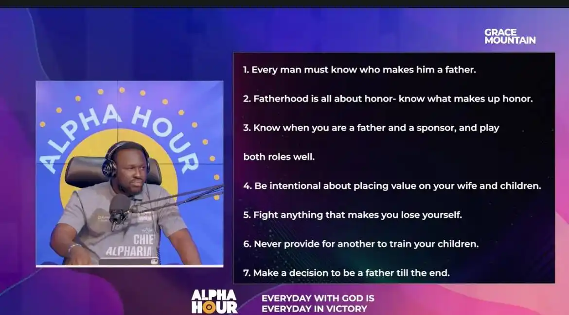 Image from Pastor Elvis Agyemang: If you missed Alpha Hour today, make sure to watch the episode. It was...