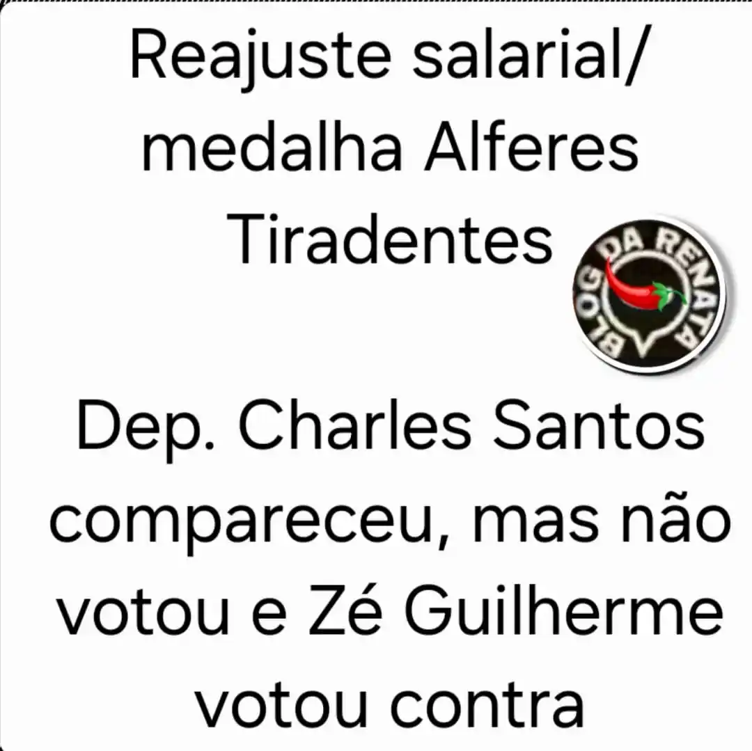 Image from Blog Da Renata Pimenta 🌶: Juro que não entendo. Em uma votação importante sobre reajuste salari...