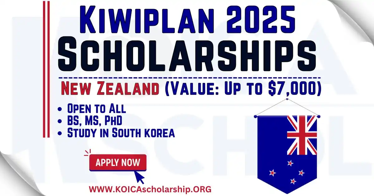 Image from Without IELTS: Kiwiplan Scholarship 2025 in New Zealand (Value: Up to $7,000) Apply...