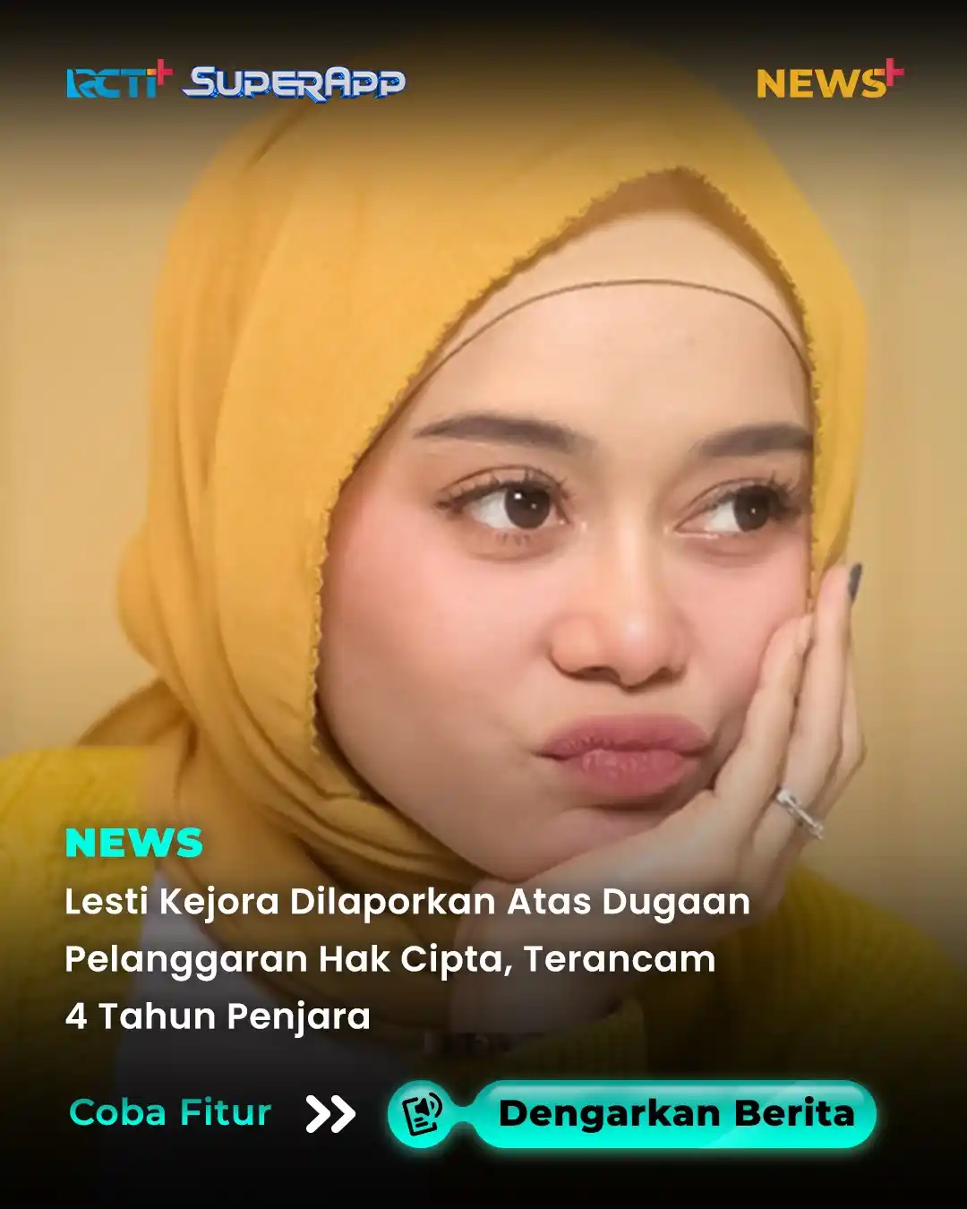 Image from RCTI Plus: *Lesti Kejora Dilaporkan Atas Dugaan Pelanggaran Hak Cipta, Terancam 4...
