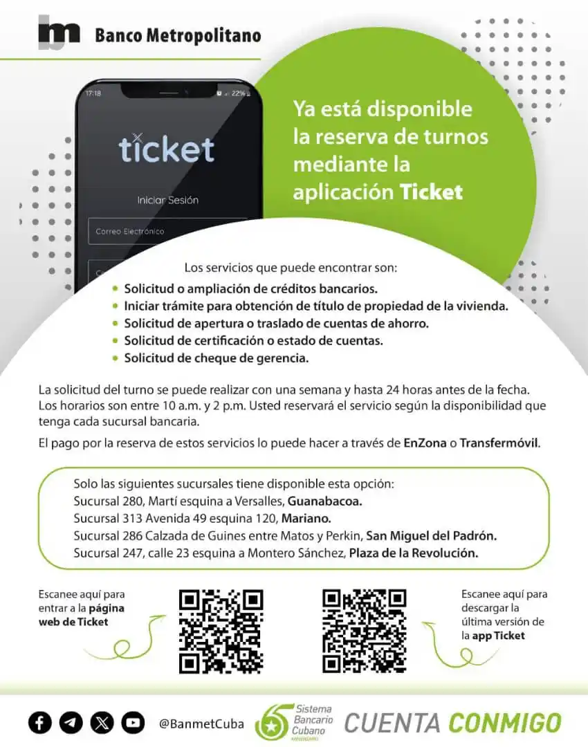 Image from Banco Metropolitano S.A.: Más cómodo y seguro Se extiende a dos nuevas sucursales, la Reserva...