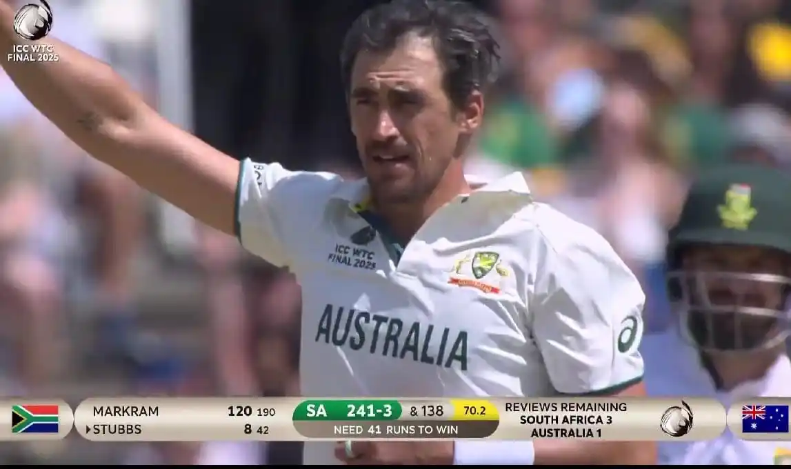 Image from THE CRICKET ARMY: *MITCHELL STARC - THE MAN FOR AUSTRALIA.* - _He scored 59 runs and pi...