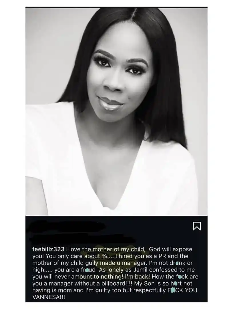 Image from Instablog9ja Network: Music executive TeeBillz calls out Tiwa Savage’s manager, Vanessa, ove...