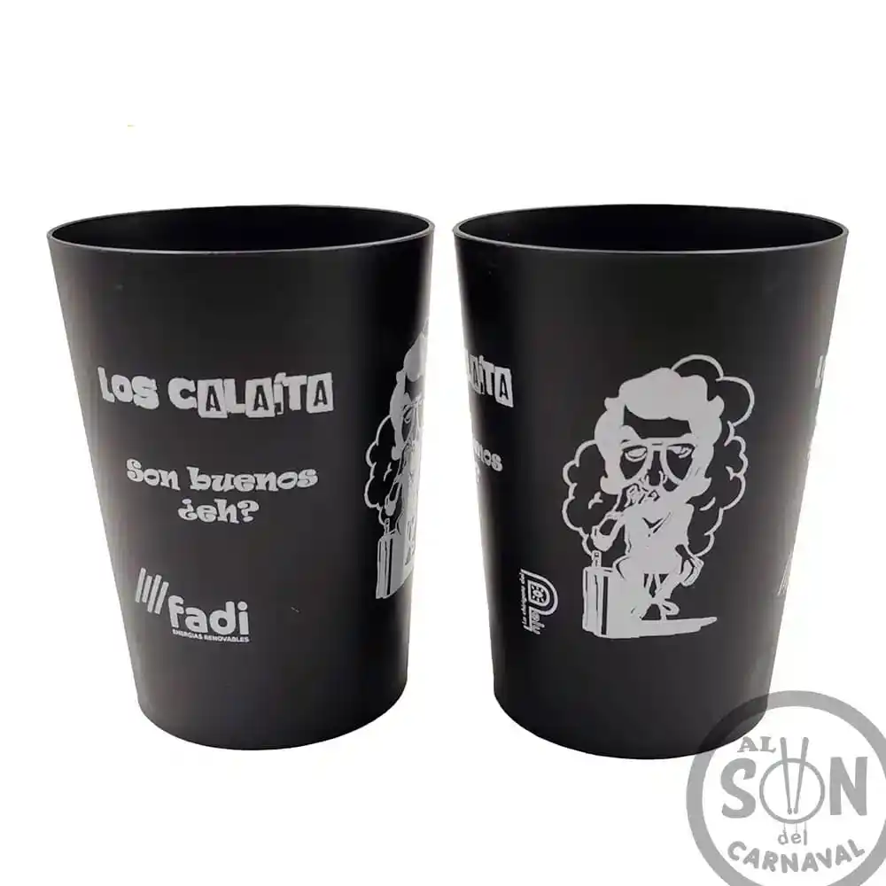 Image from Al Son del Carnaval: 🎭 ¡NOVEDAD! Vaso chirigota LOS CALAÍTA 🎭 Consigue éste y más modelo...