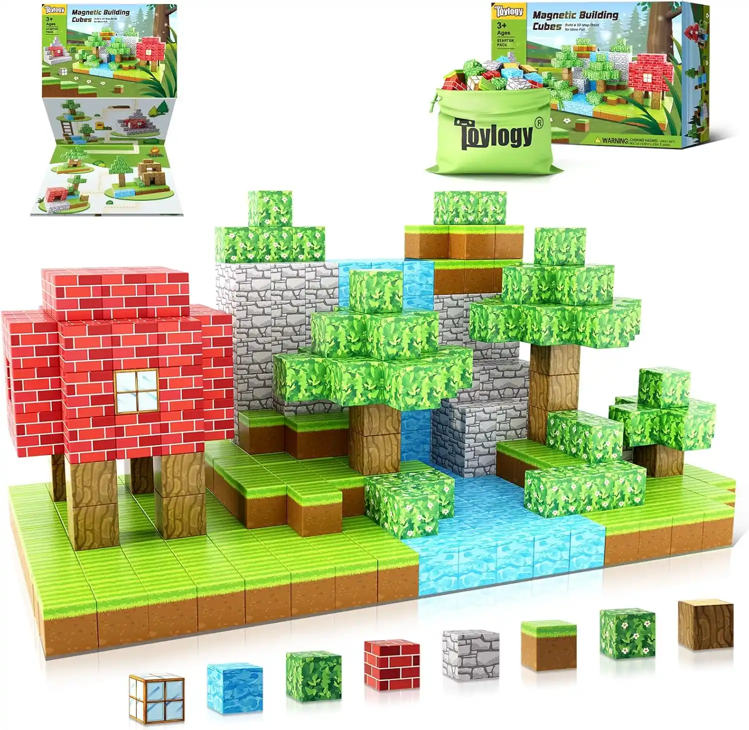 Image from Hot Deals | Coupons, Gutscheine, Preisfehler & Schnäppchen: ✅Nur 14,73€ ❌statt 29,47€ ➖➖➖➖ ➽ Toylogy Magnetische Bausteine - Build...
