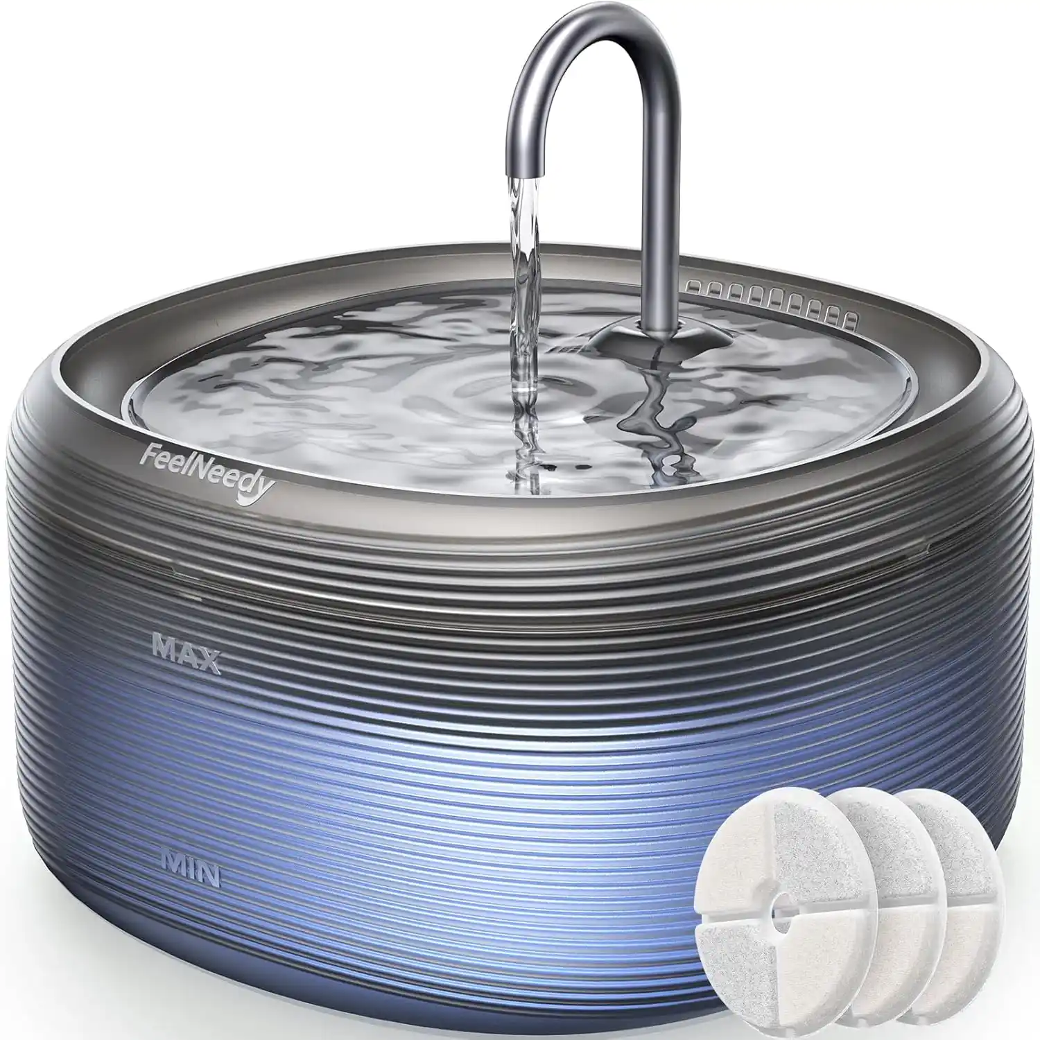 Image from Hot Deals | Coupons, Gutscheine, Preisfehler & Schnäppchen: ✅Nur 21,59€ ❌statt 35,99€ ➖➖➖➖ ➽ FEELNEEDY Katzenbrunnen für Katzen 3,...