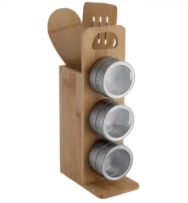 Image from Hot Deals | Coupons, Gutscheine, Preisfehler & Schnäppchen: 🔥🔥Nur 5,11€ ➖➖➖➖ ➽ axentia Gewürzständer, Holz Edelstahl Kunststoff...