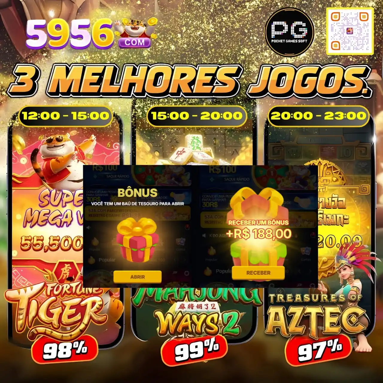 Image from 5956.com | Canal Oficial: 🔥🔥🔥O código de troca de hoje é : 6️⃣ 5️⃣ 7️⃣ 2️⃣ 3️⃣ 4️⃣ 📢📢Ca...