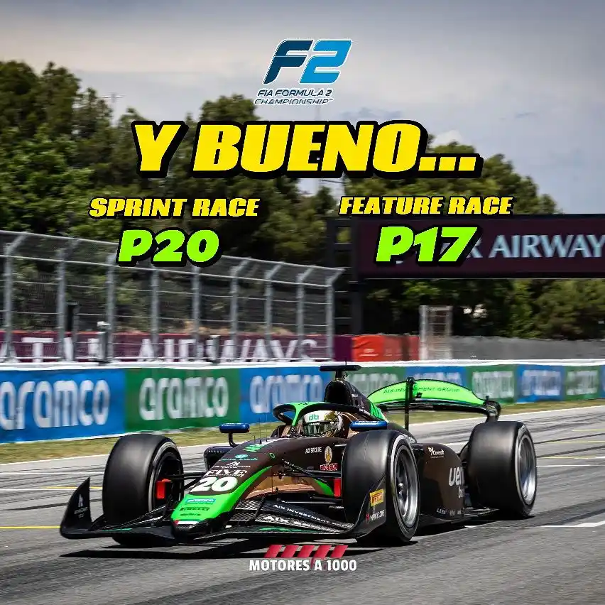 Image from Motores a 1000🏁🇵🇾📲: ❌Otro fin de semana para el olvido para Joshua Duerksen 🇵🇾 en Barcel...