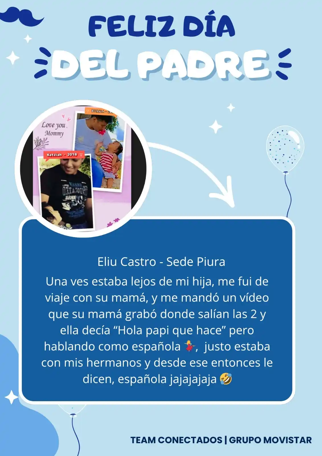 Image from TEAM CONECTADOS! 👥: *PAPÁ CONECTADO*👨🍼💙 ¡Los peques siempre nos sorprenden!🤩 Eliu d...