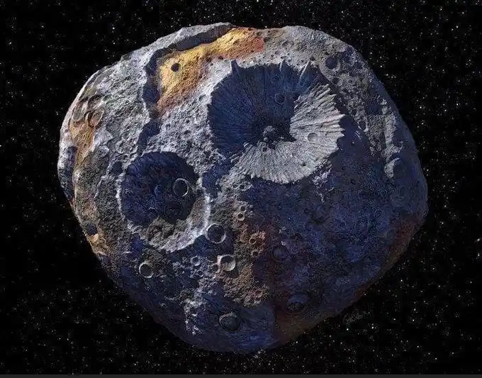 Image from مِنَصَةُ الْعِلْم — Minasa-tul-ʿilm: Psyche 16: The Asteroid Holding $100,000 Quadrillion in Gold Source |...