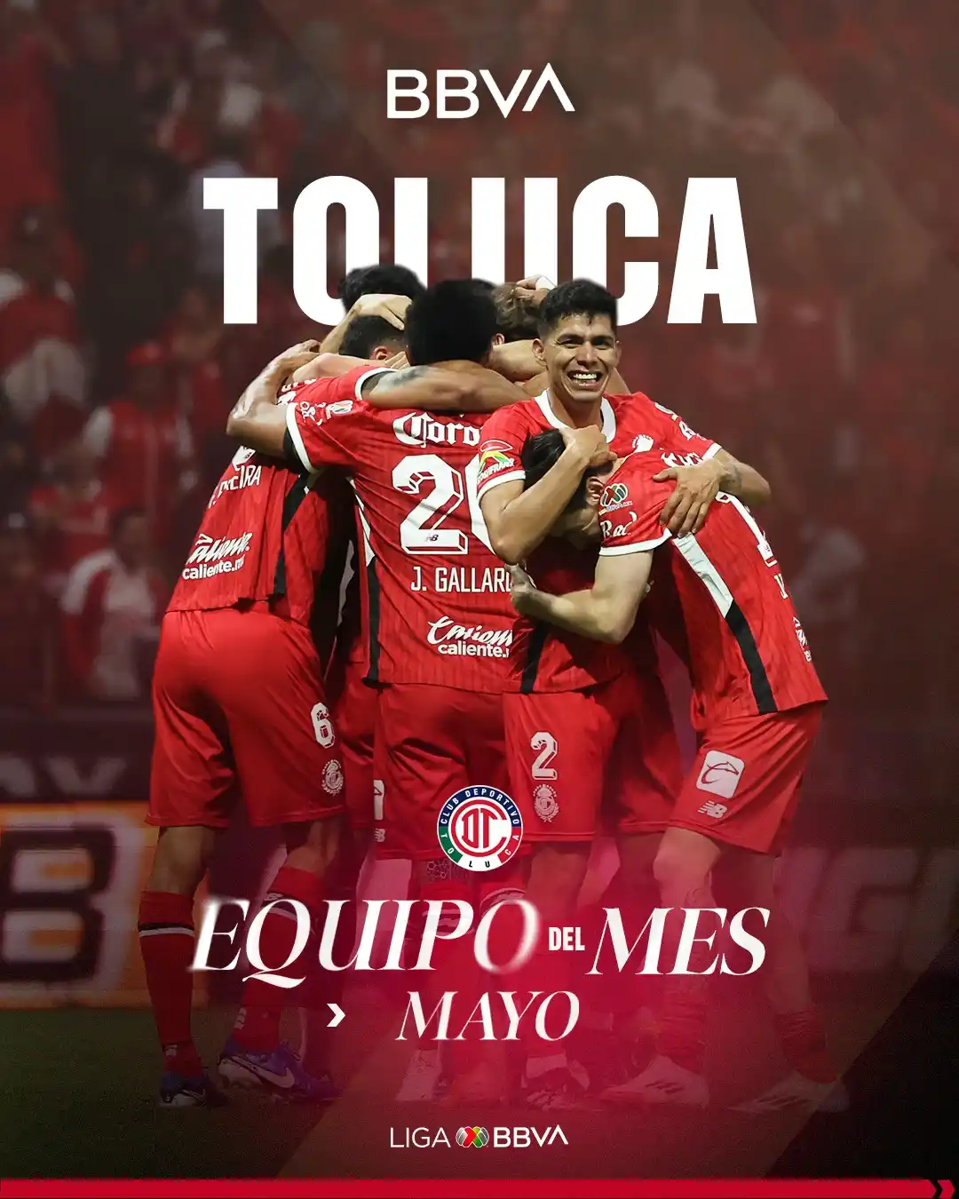 Image from Liga BBVA MX: ¿Quién más iba a ser?👹🔥 Ustedes votaron y eligieron al Toluca, CAMP...