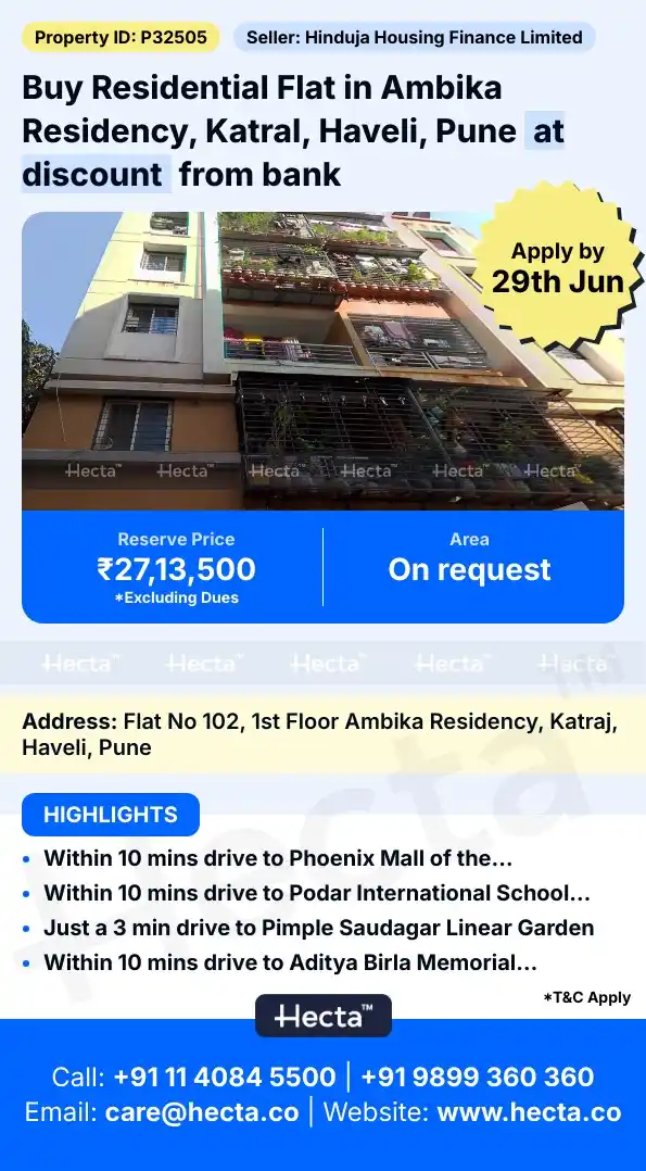 Image from Hecta: *Residential Flat in Ambika Residency, Katral, Haveli, Pune*  Visit th...