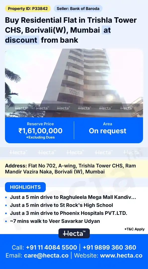 Image from Hecta: *Residential Flat in Trishla Tower CHS, Borivali(W), Mumbai* Visit t...