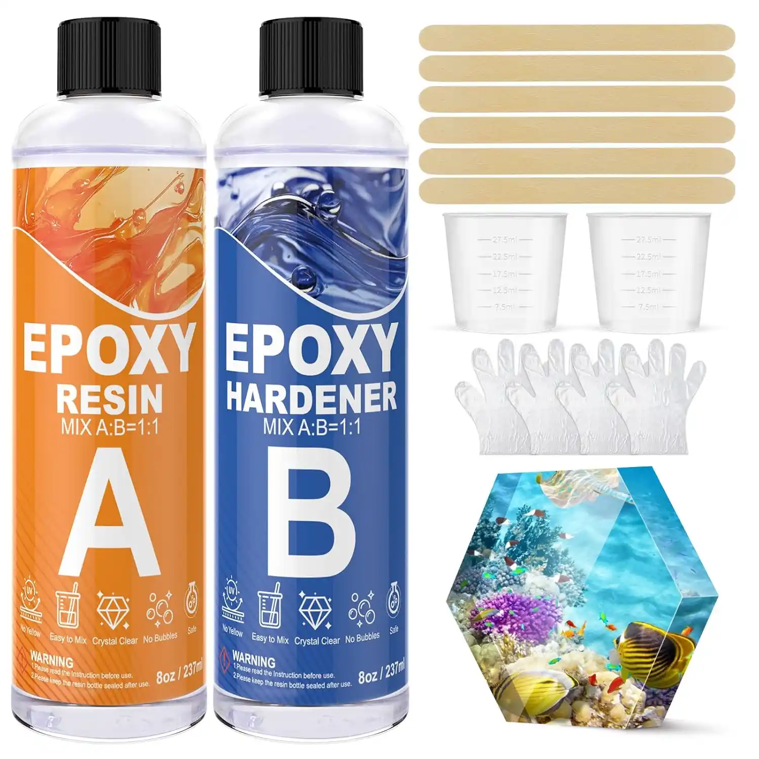Image from Hot Deals | Coupons, Gutscheine, Preisfehler & Schnäppchen: 🔥 Schnäppchen ✅Nur 11,99€ ❌statt 19,99€ ➖➖➖➖ ➽ KOPOZA Epoxidharz mit ...