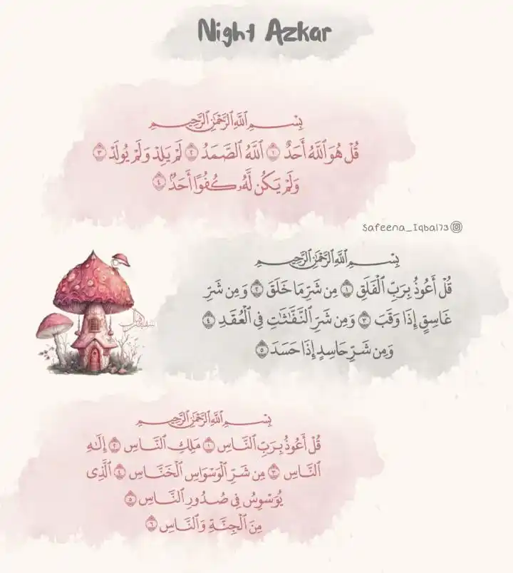 Image from اھل السنه ( Ahl-e-Sunnah) ♥️: سیدہ عائشہ رضی ﷲ عنہا سے روایت ہے کہ جب نبی ﷺ اپنے بستر پر آرام کرتے ...
