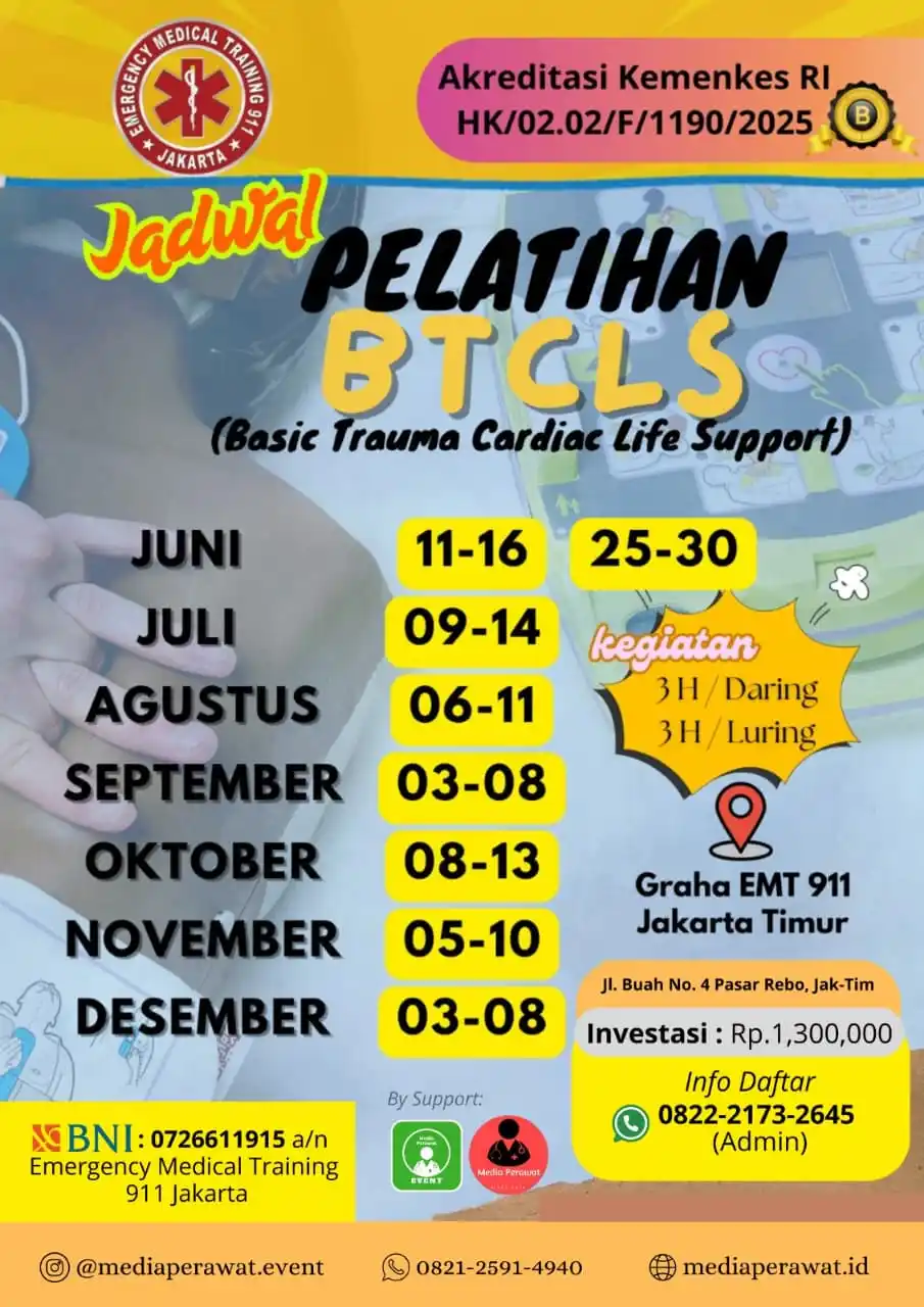 Image from WEBINAR & PELATIHAN BER-SKP KEMENKES: *Terakhir Daftar Hari Ini ‼️ periode 11-16 Juni* *IKUTI PELATIHAN BTC...