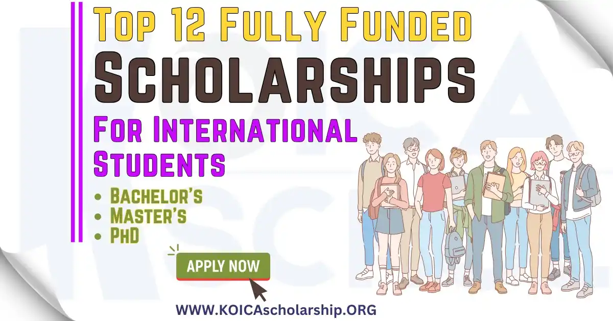 Image from Without IELTS: Top 12 Fully Funded Scholarships For International Students 2025-2026 ...
