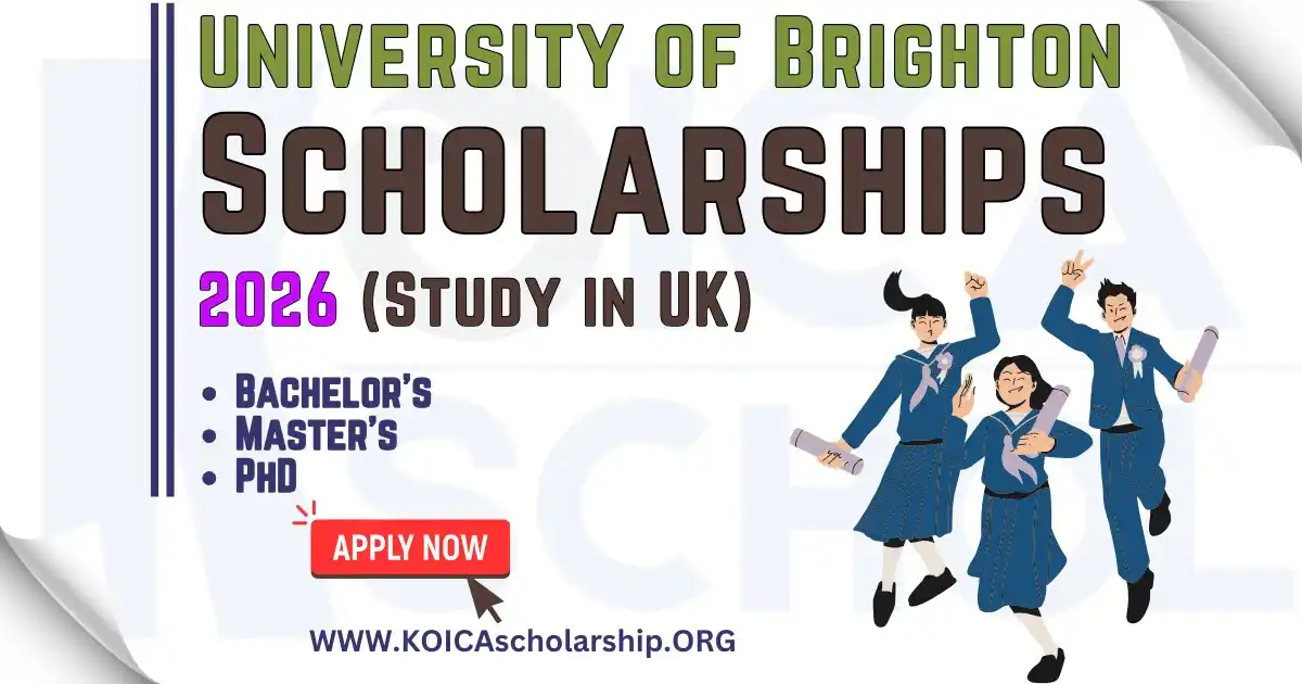Image from Without IELTS: University of Brighton Scholarships 2026 in UK (Funded) Apply Link: ...