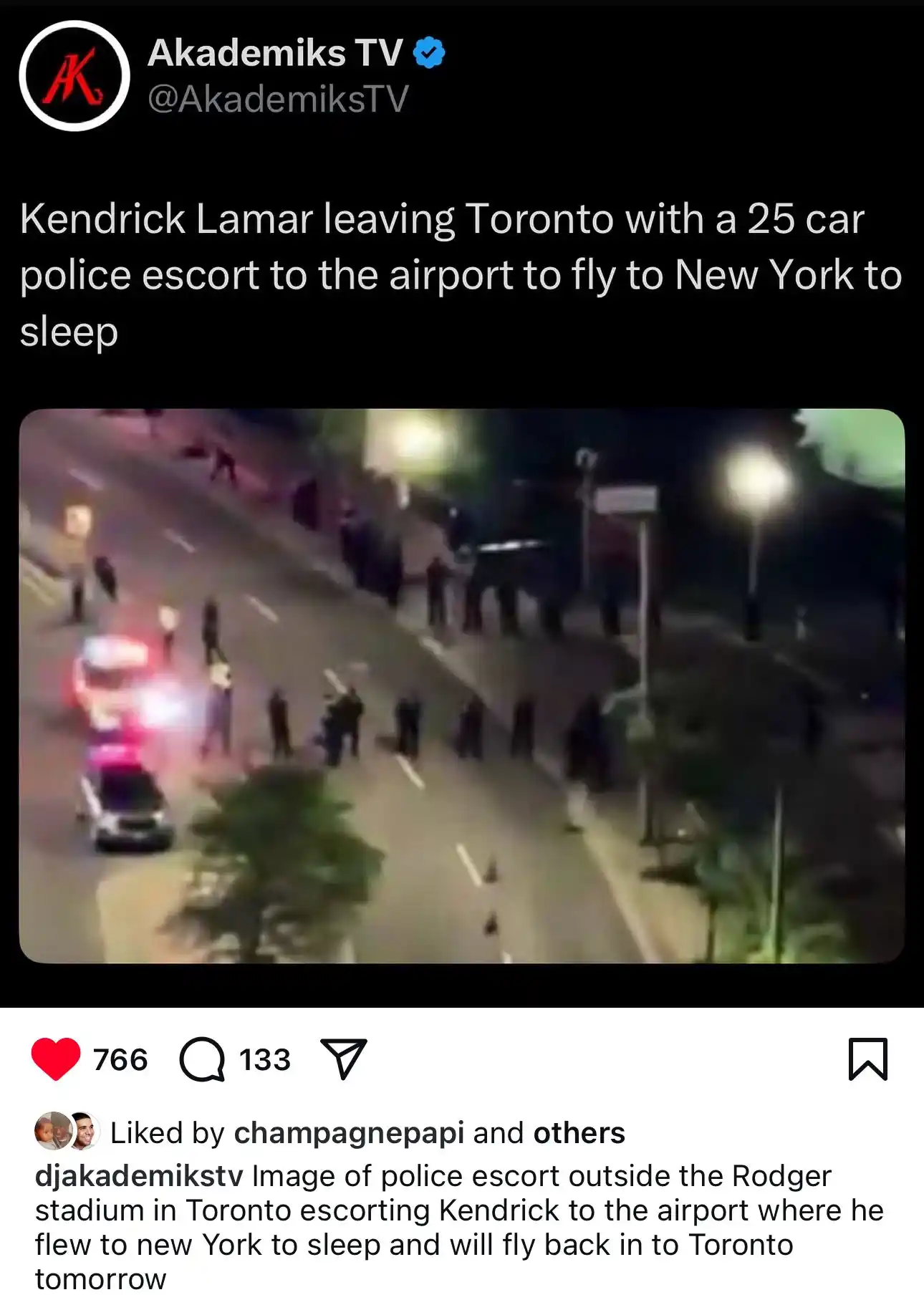 Image from R͏A͏P͏L͏I͏F͏E͏🫗 HIPH○P🫗 □OFFICIAL🫗🇺🇸: Was Drake tryna get a hit on Dot? Maybe that Kai Cenat stream was sup...