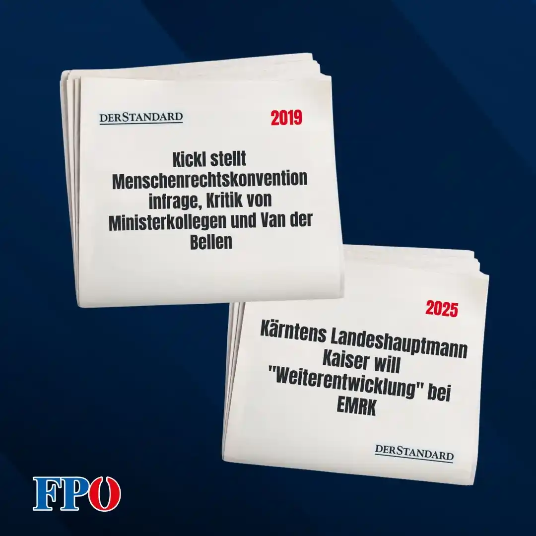 Image from Herbert Kickl: Was Herbert Kickl im Jahr 2019 als damaliger Innenminister gefordert h...