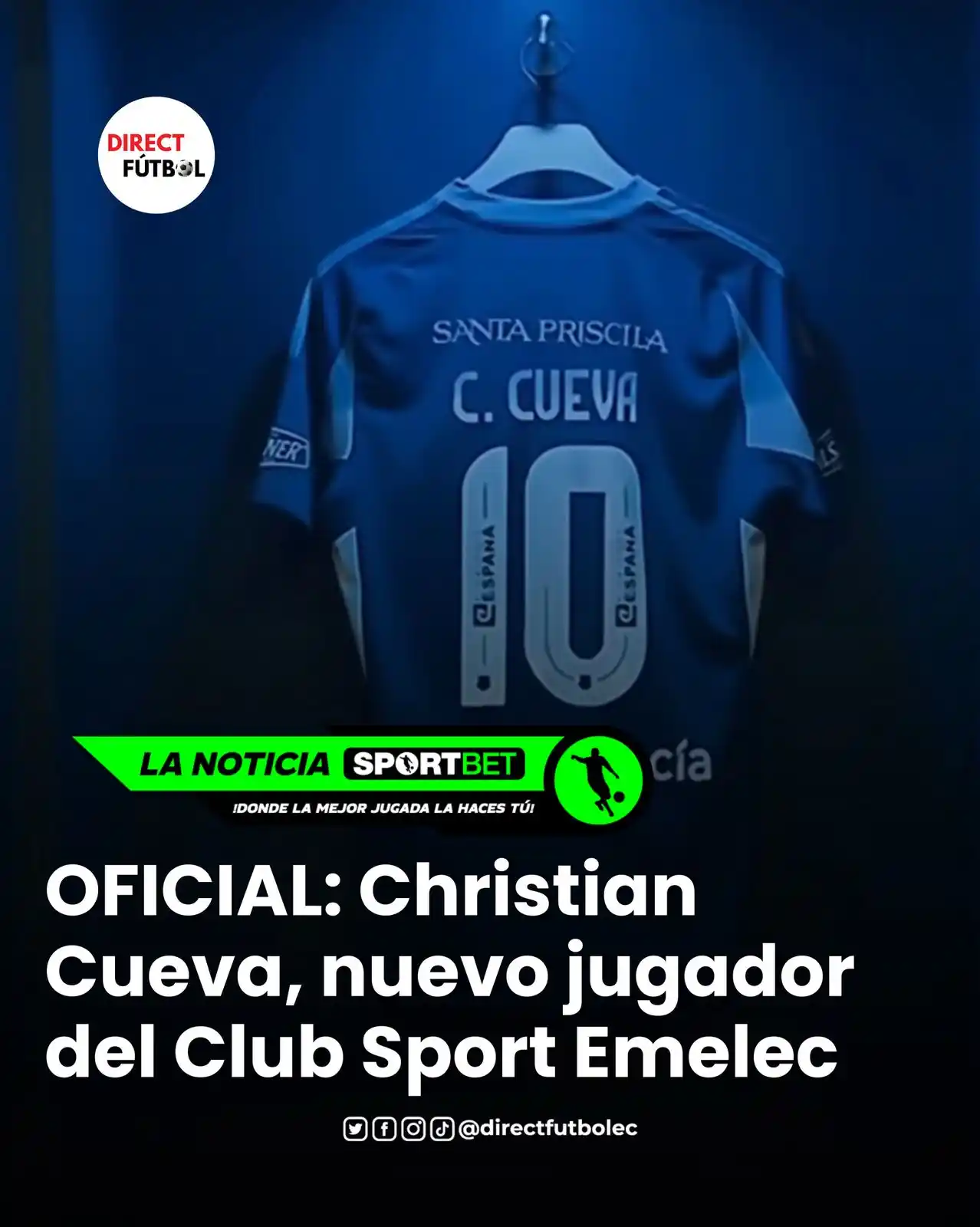 Image from DIRECT FÚTBOL: 🚨 YA ES OFICIAL‼️ Christian Cueva🇵🇪, nuevo jugador de <a class="tex...