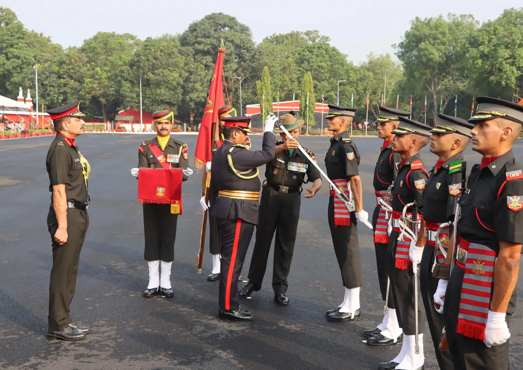 Image from Major Madhan Kumar: 451 Officer Cadets, including 32 from friendly countries, passed out f...