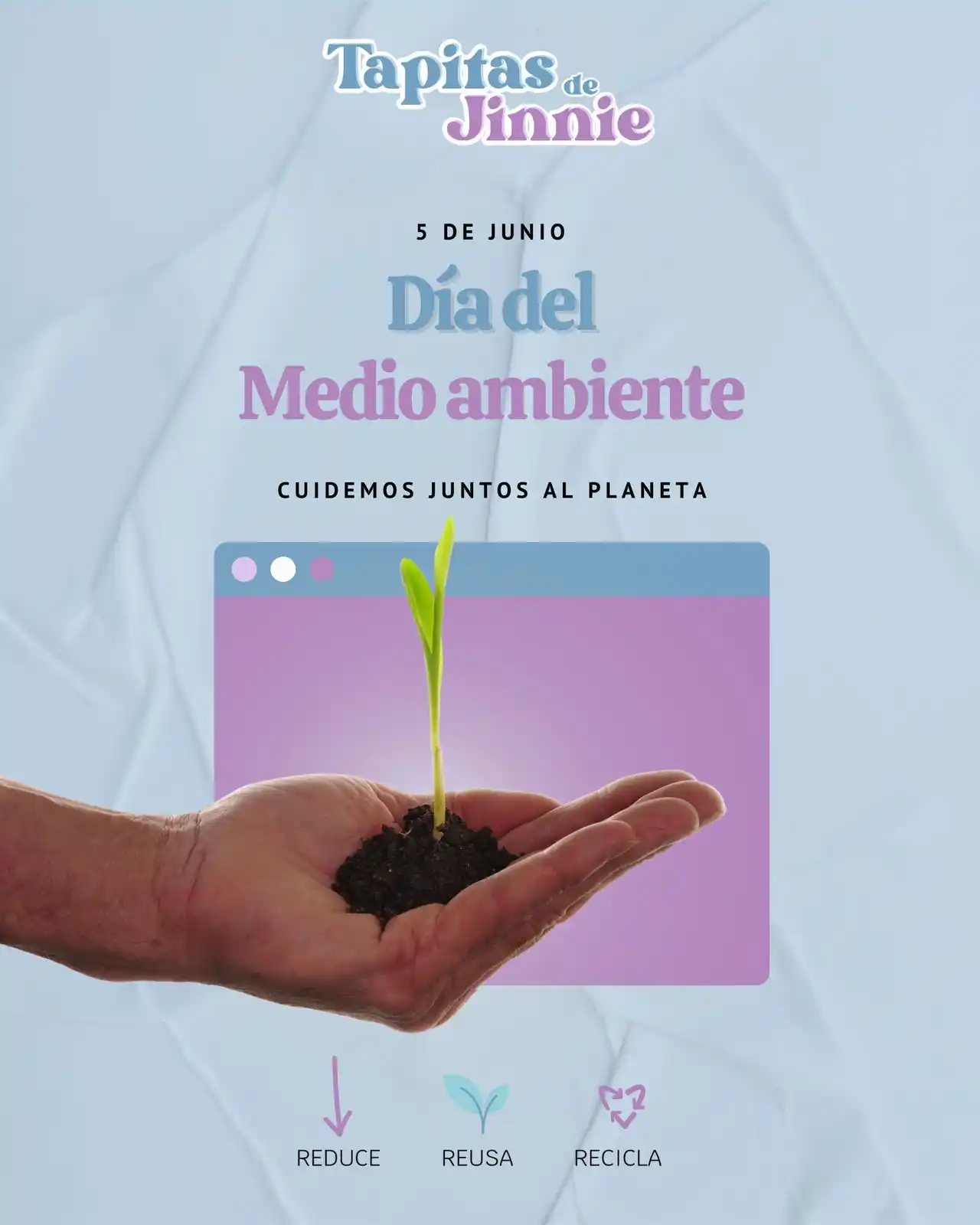 Image from Tapitas de Jinnie: 5 de junio – Día Mundial del Medio Ambiente 🌍💜 En Tapitas de Jinnie ...