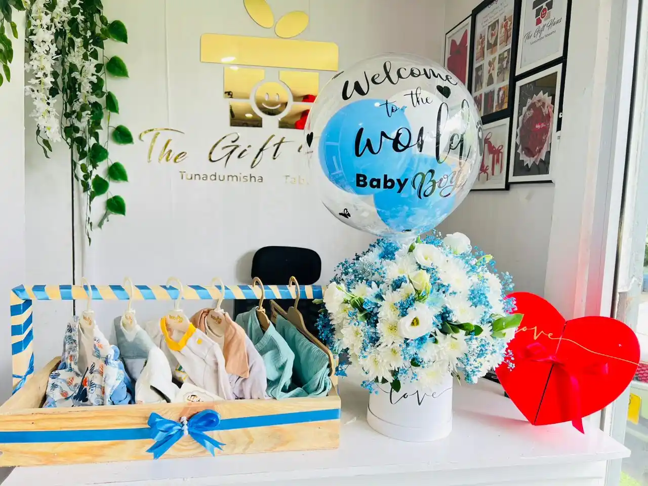 Image from The Gift Haus 🎁: A beautiful package for a new mama Boy in town. 🤩🥰👌 ✅Baby boy fres...