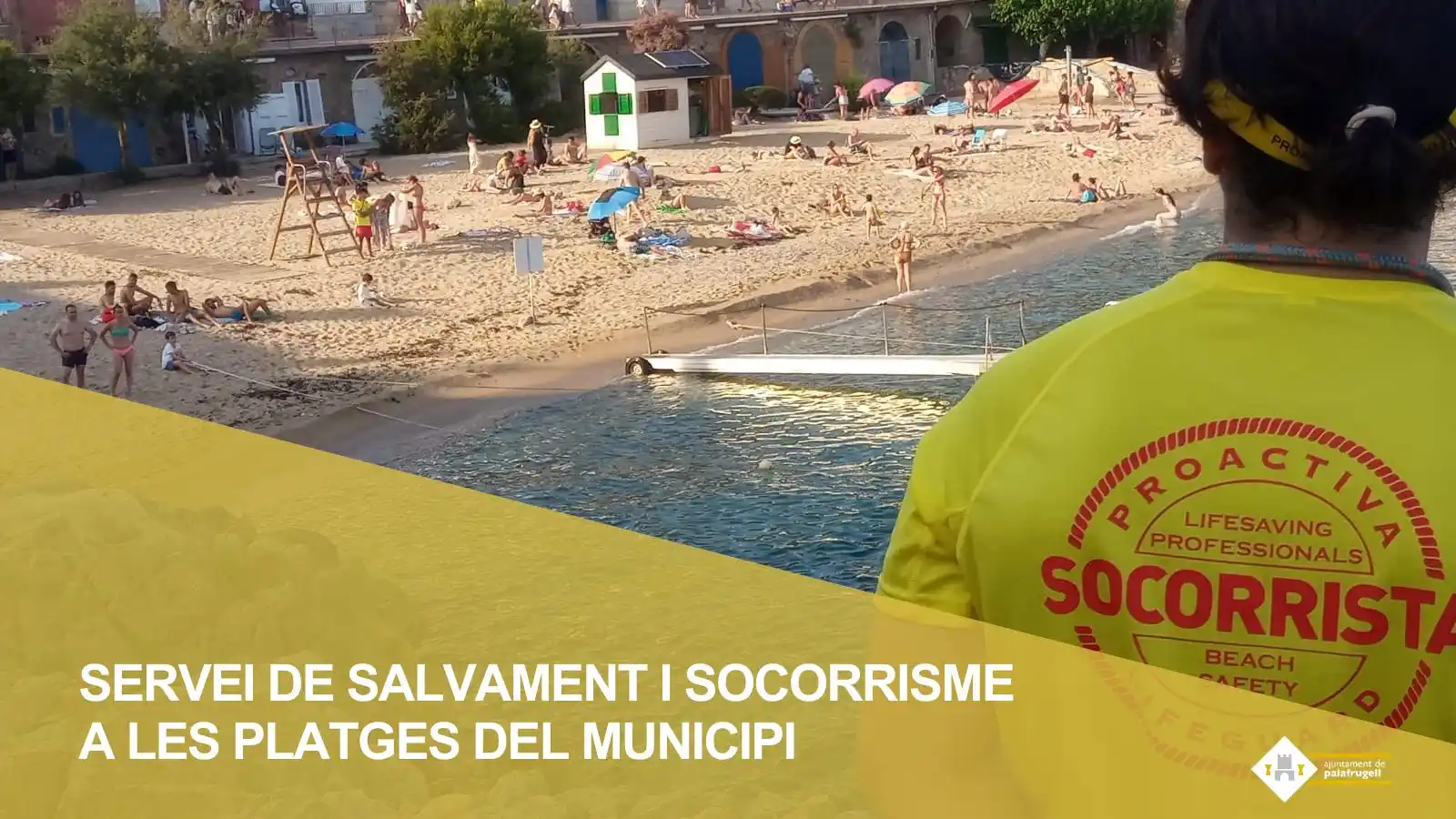 Image from Ajuntament Palafrugell: A partir del dia 15 de juny, s'inicia el servei diari de salvament i s...
