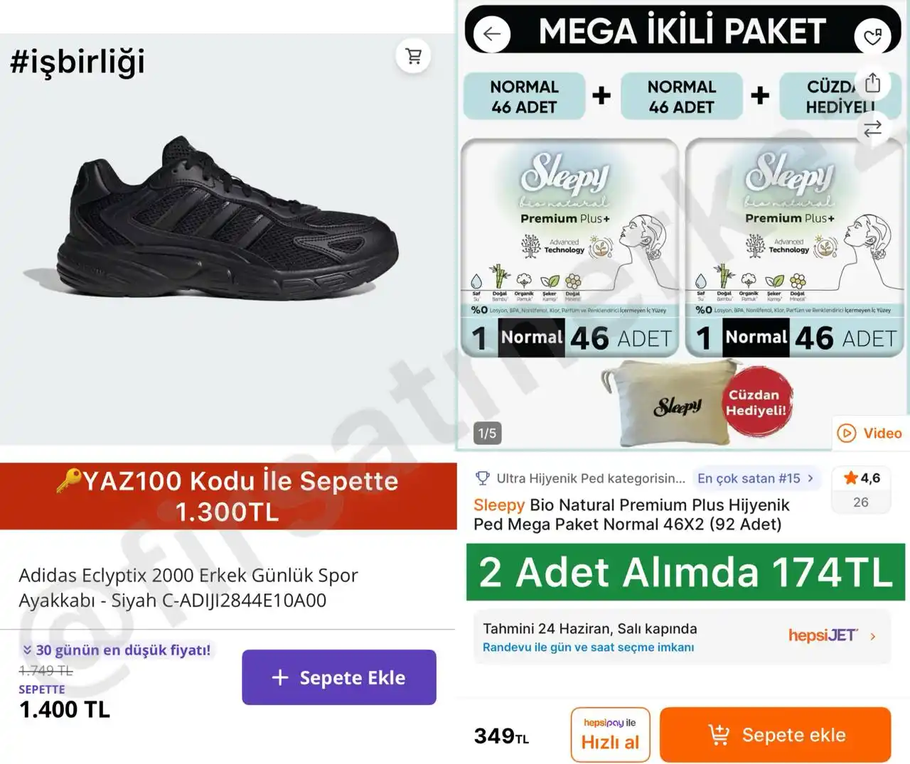Image from İndirim Fırsat Merkezi: 🔥Adidas Erkek Günlük Spor Ayakkabı 🔑YAZ100 Kodu İle Sepette 1.300T...